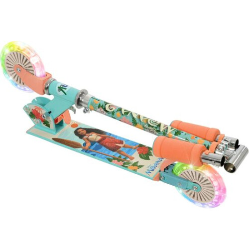 Disney Moana Kids Folding Inline Scooter - Multi 1