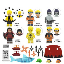 6PCS/SET Naruto Uzumaki Minifigure Building Blocks