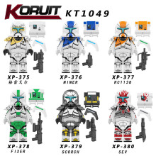 6X Star Wars Clone Wars Minifigures Collection Cadeau