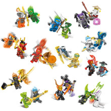 24PCS/SET Ninjago Mini figure Kai Jay Building Blocks Kids Toys GIFT