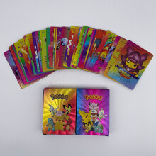(55PCS (Vmax GX)) Jeu de cartes à collectionner Pokemon Cartes de combat Jouets à collectionner