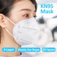 (20 PCS) Masque KN95 Masque facial pliable Earloop Protection Antivirale Anti-buée Médecin Infirmier