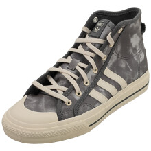 (4.5) adidas Nizza Hi Rf Kids Fashion Trainers in Off White Cloud