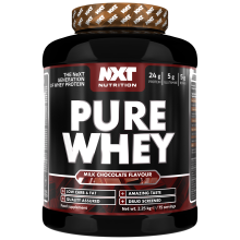 (Chocolate) NXT Nutrition Pure Whey Powder - Low Fat - Muscle Building 2.25KG