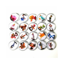 20 Stück Super Smash Bros. Amiibo Mini NFC TAG Runde Karten