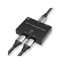 DisplayPort 8K DP 1.4 Switch Bi-Direction 8K@30Hz 4K@120Hz Splitter Converter voor meerdere bronnen en schermen.