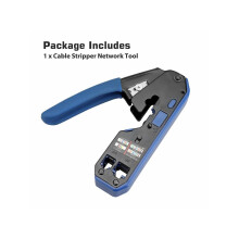 RJ45 Ethernet Netzwerk LAN Werkzeugsatz Netzwerkkabel Crimper Crimpzange Abisolierzange