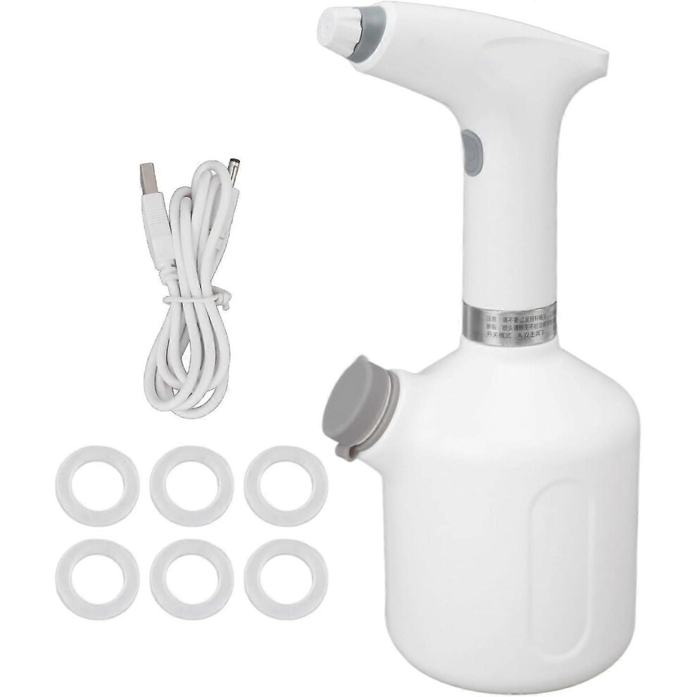 Electric Spray Bottle Plant Mister for Indoor Outdoor Plants, 900ml Automatic Watering Can Rechargeable Battery Powered Sprayer for Garden Fertilizing