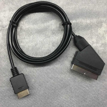 SCART RGB Cable for PS1/PS2/PS3 Game Console Connected to EUR Color Monitoring