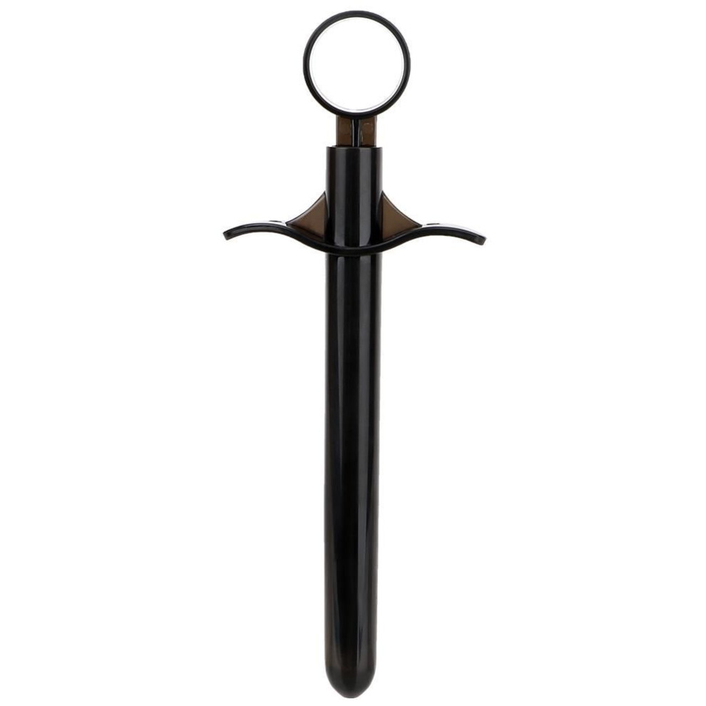 Black (Black) Anal Clean Tools Lubricant Injector 10Ml Anal Vagina Lube Syringe Anal Plug Oil Launcher Enema Sex Toys For Men Women