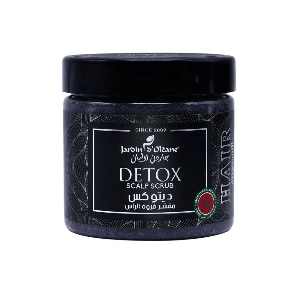 Jardin D Oleane Detox Scalp Scrub | Exfoliating Scalp Treatment for Hair Growth, Clarifying, Moisturizing & Revitalizing | Natural Ingredients