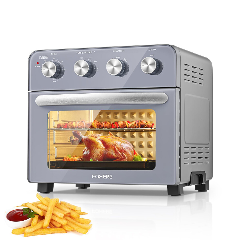 FOHERE Air Fryer Oven with Rotisserie 23LMini Oven 1700W Multifunction