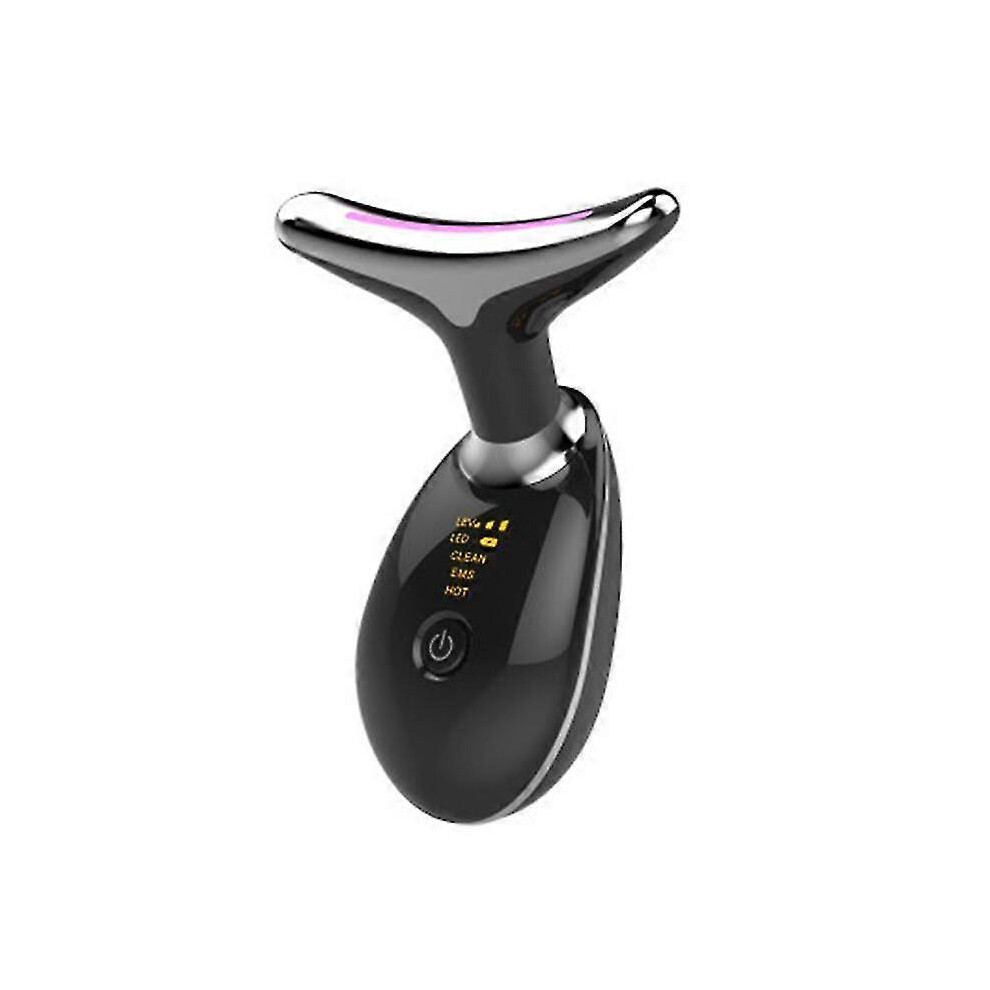 Neck Beauty Instrument Remove Wrinkle Neck Massager Electric Vibration Hot Compress