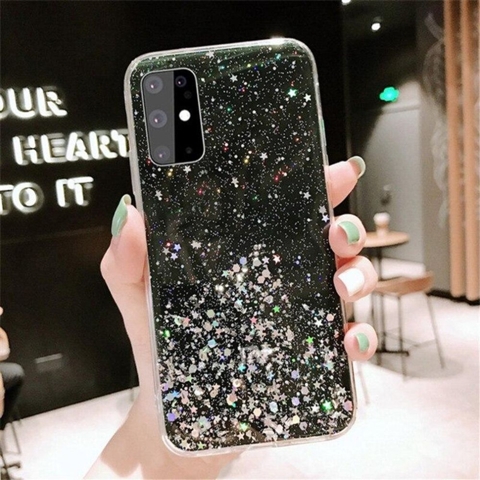 (, Samsung Galaxy A55) Fashion Bling Case For Samsung Galaxy S25 S24 S23 S21 Ultra S20 Fe A56 A36 A54 A34 A73 A53 A15 A25 A35 A55 A05 A72 A52 A71 Black 3712608835720