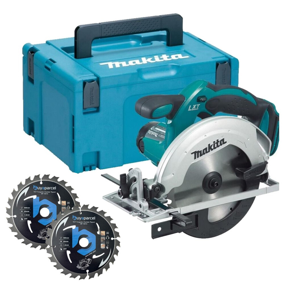 Makita DSS611Z 18V LXT Lithium 165mm Circular Saw Bare + Makpac + 2 Extra Blades