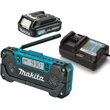 Makita MR052 10.8V CXT Job Site AM / FM Battery Cordless Radio +Battery +Charger