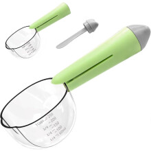 Pet Dog Cat Wet Food Scoop Spoon, Dog Food Measuring Scoop 1Cup, Cat Food Scoop, Pet Food Scoop, Accurate Measurement 3 In 1 Pet Food Scoop