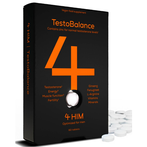 4 HIM TestoBalance - Testosterone Supplements for Men