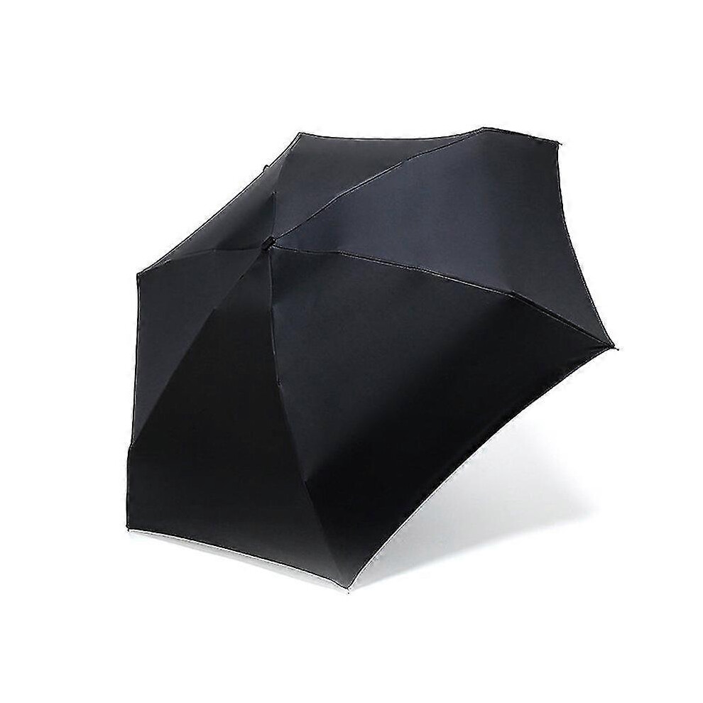 (Green) Mini Folding Pocket Umbrella Lightweight Uv Protection Rain Umbrellas For Travel Green