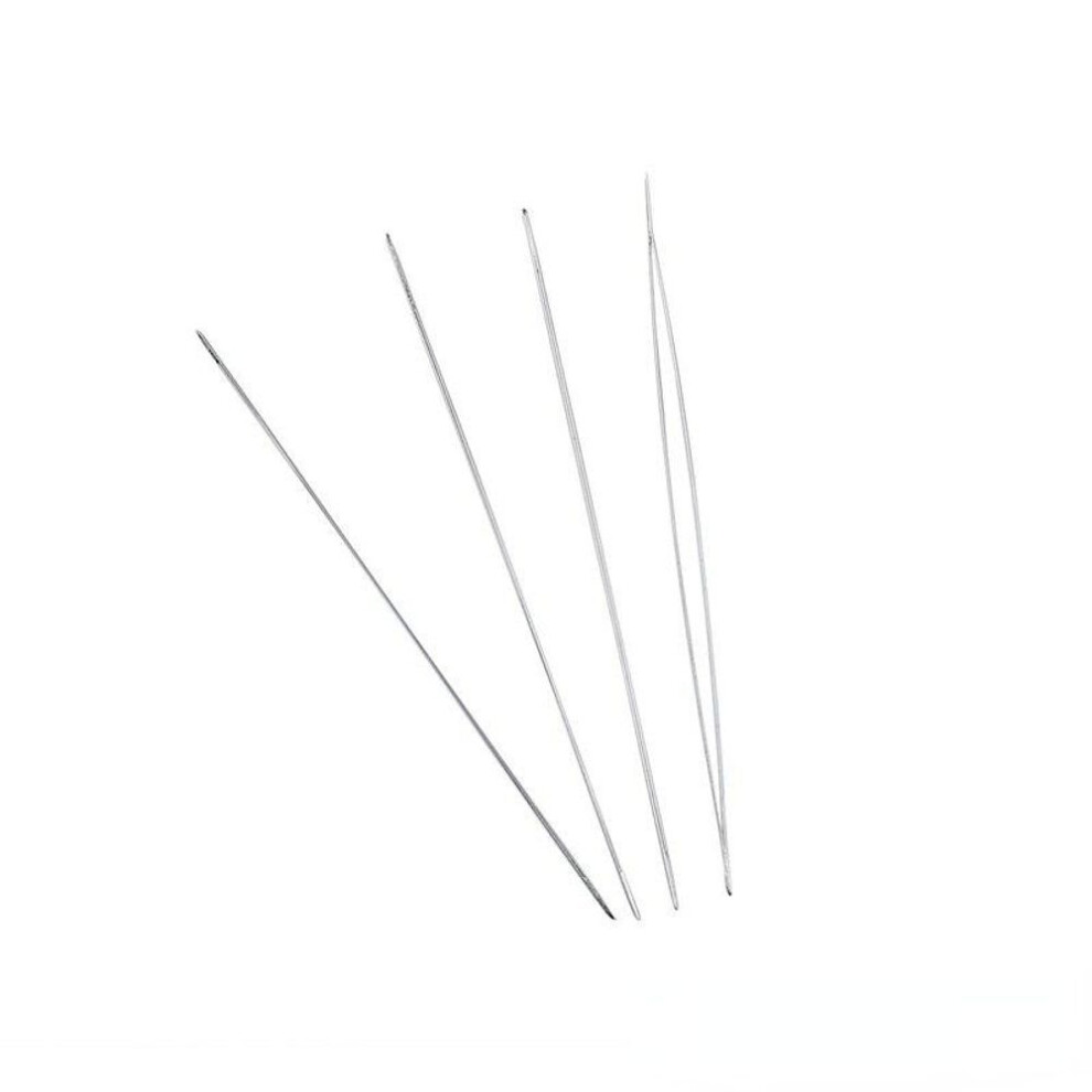 (10.2cm) 1pcs Big Eye Curved Beading Needles Beading Needles Beads And Pearls Threading String Cord Fashion Jewelry Tool 5.8cm-14cm