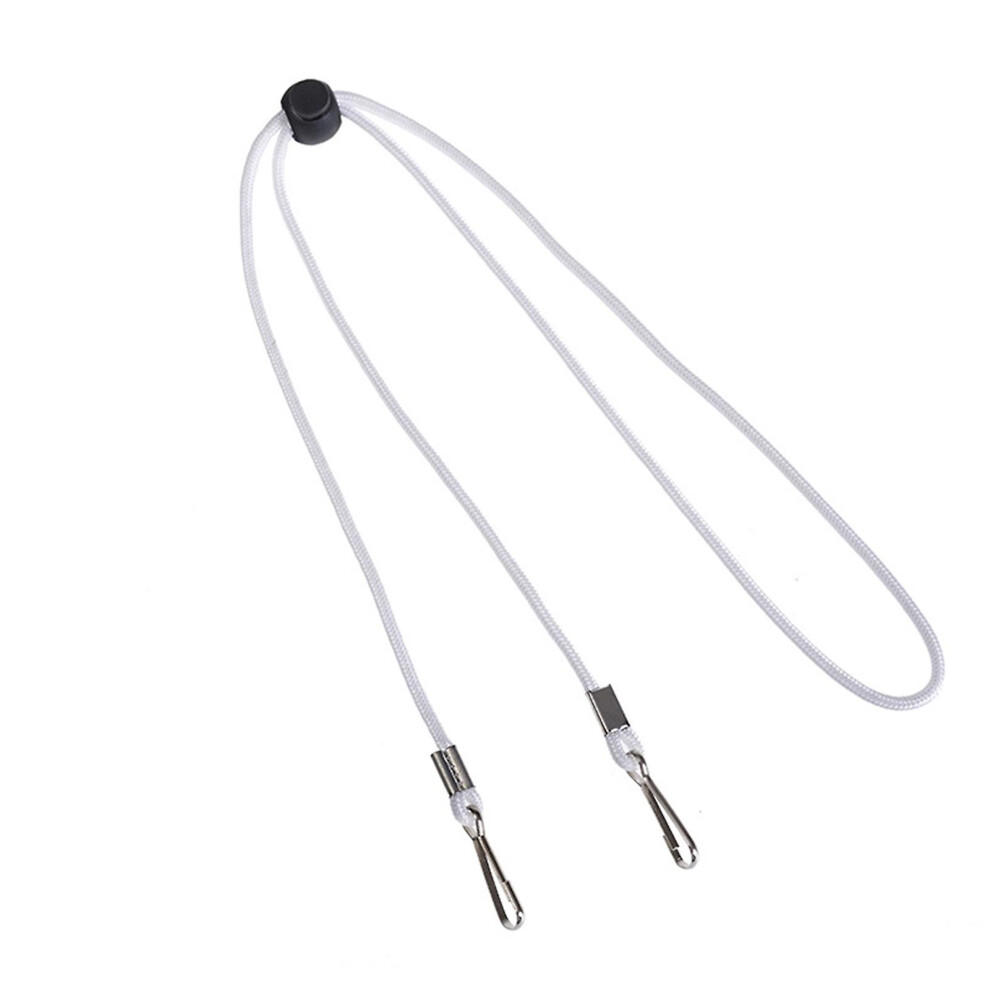 (White) 6Pcs Lanyard Convenient Mask Holder Rope Ear Protector Mask Extension Band Neck Strap For Earloop Safety Mask 8257073483427