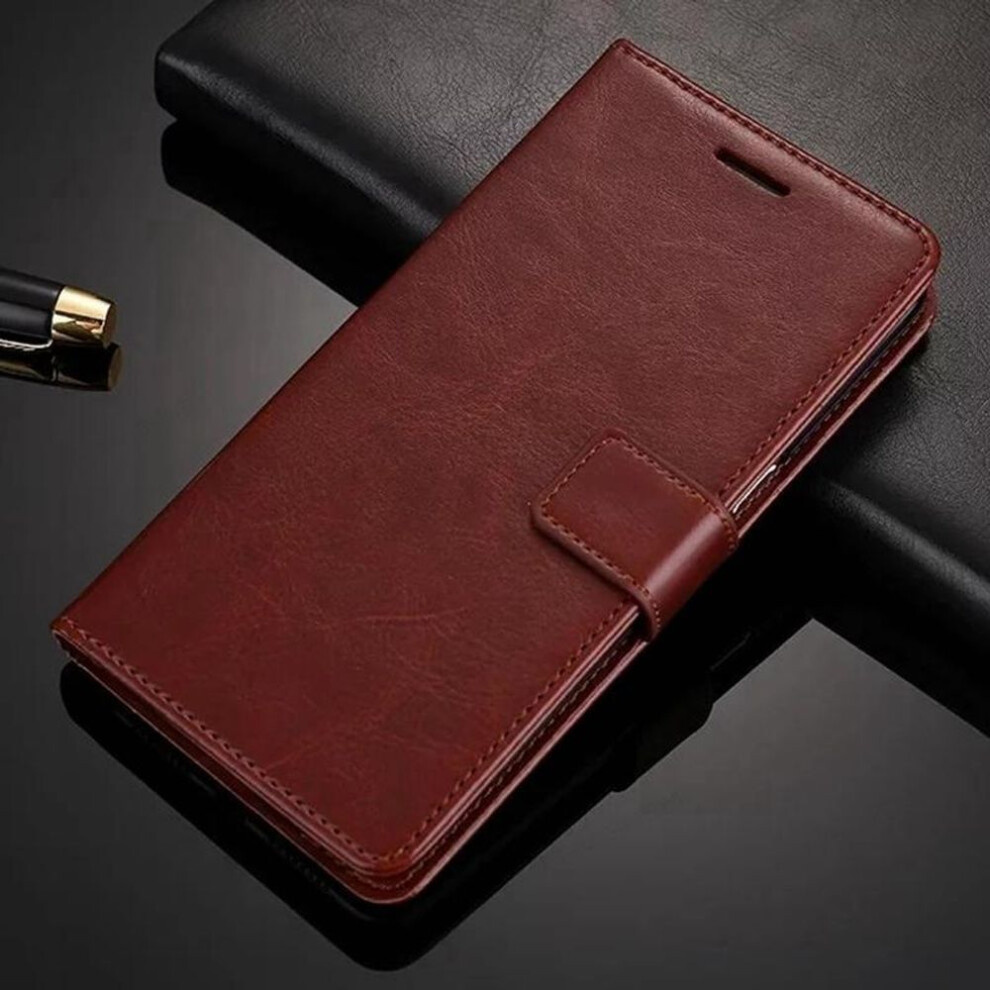 (brown, Samsung A05s) Classic Book Style Stand Flip Wallet Leather Phone Case Cover Card Slot For Samsung Galaxy A05 A15 A25 A35 A55 A24 A34 A54 5G A53 5G Redmi Note 13 Pro