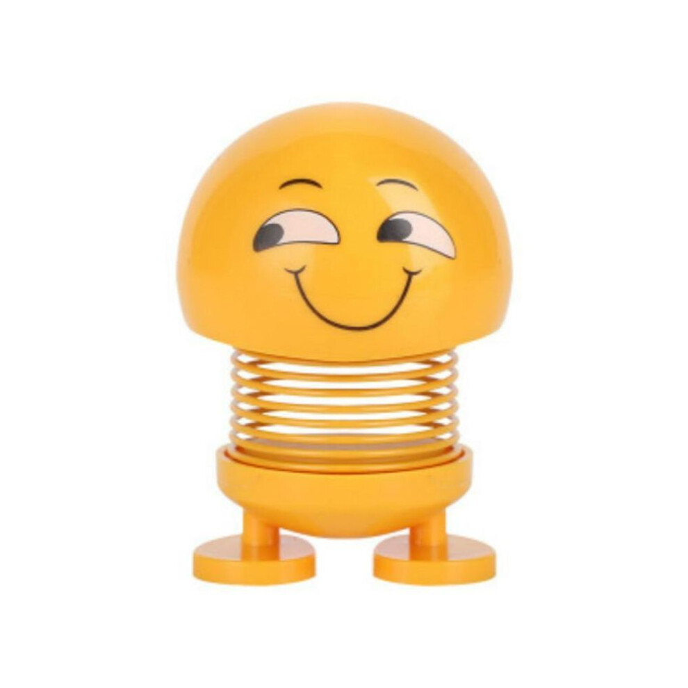 (6) Car Ornaments Smiling Face Spring Doll Expression Package Toys Shook His Head Car Accessories 8034252639826