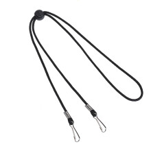 (Black) 6pcs Lanyard Convenient Mask Holder Rope Ear Protector Mask Extension Band Neck Strap For Earloop Safety Mask