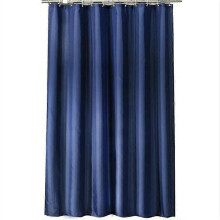(120x180cm) Soft Microfiber Fabric Shower Liner Or Curtain, Hotel Quality, Machine Washable, Water Repellent, Navy Blue