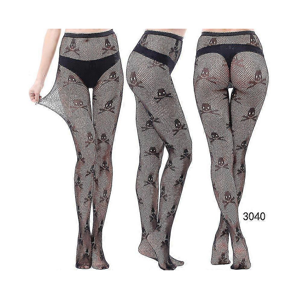 (style 37) 3 Pairs Lace Patterned Tights Fishnet Floral Stockings Small Hole Pattern Leggings Tights Net Pantyhose