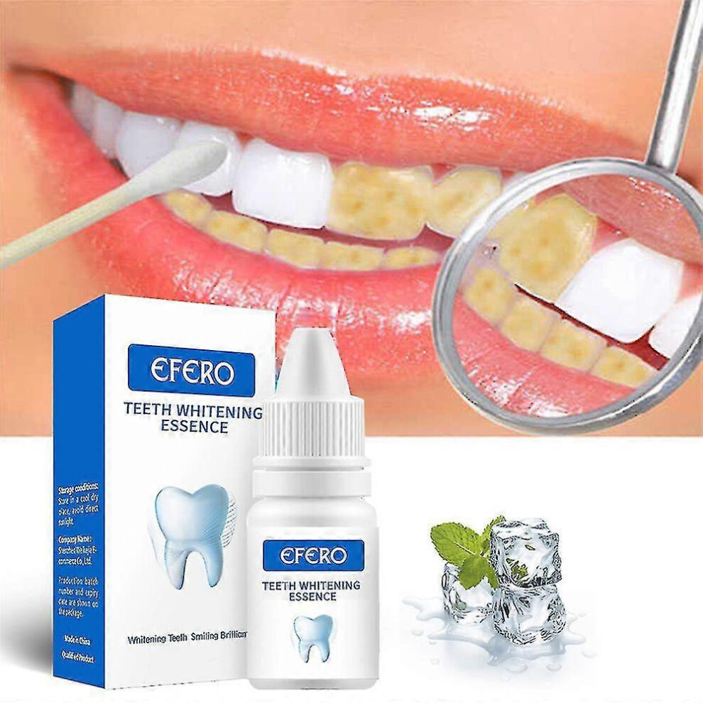Teeth Cleansing Whitening Serum Removes Smoky Stains Remove Plaque Brightens Teeth Fresh Breath Oral Care Tools KR