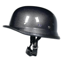 (imitation carbon fiber, L) Wwii German Motorcycle Helmet Revealed Retro Helmet-y -t - Refurbished