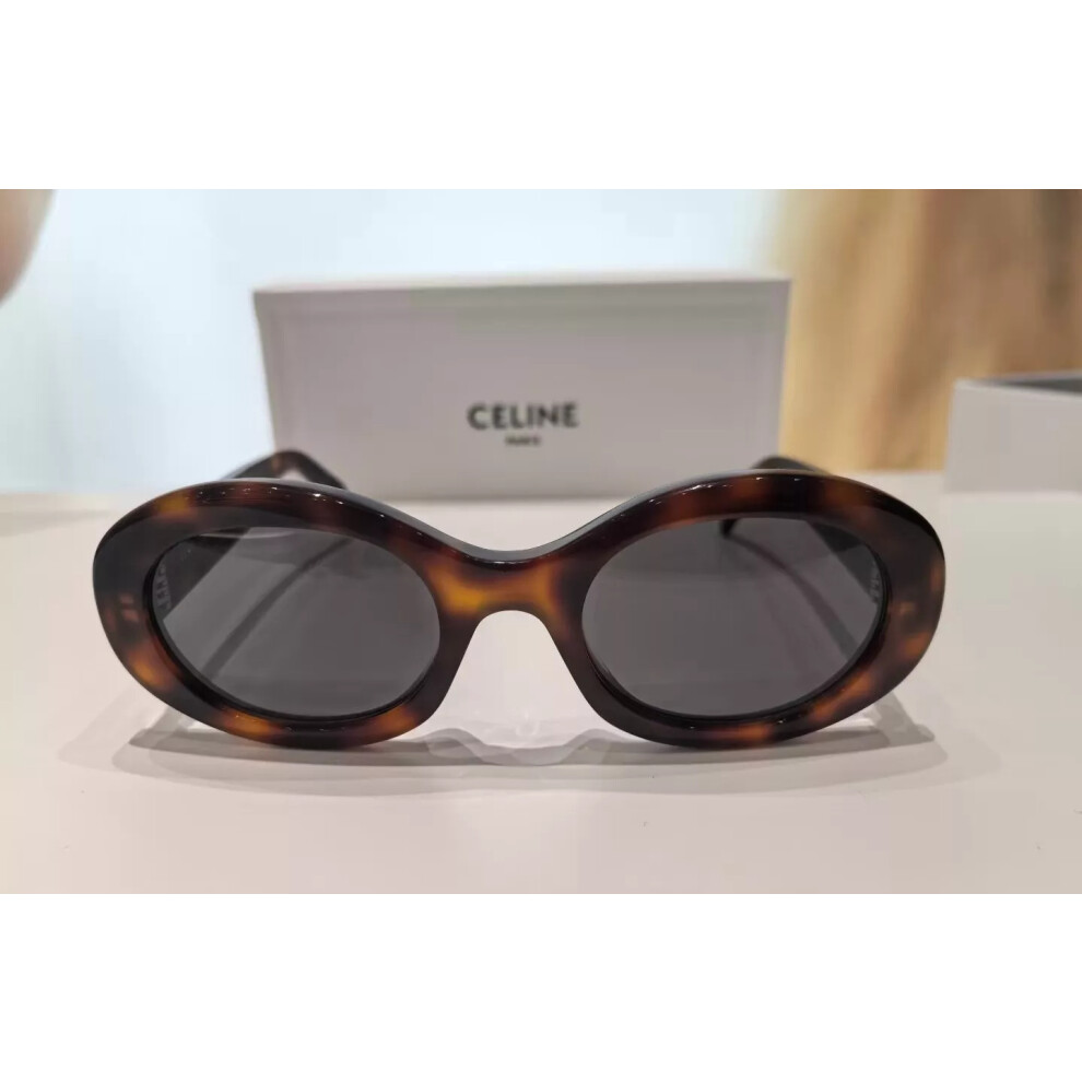 Celine CL40194U Triomphe Oval Women's Sunglasses 52-22-145