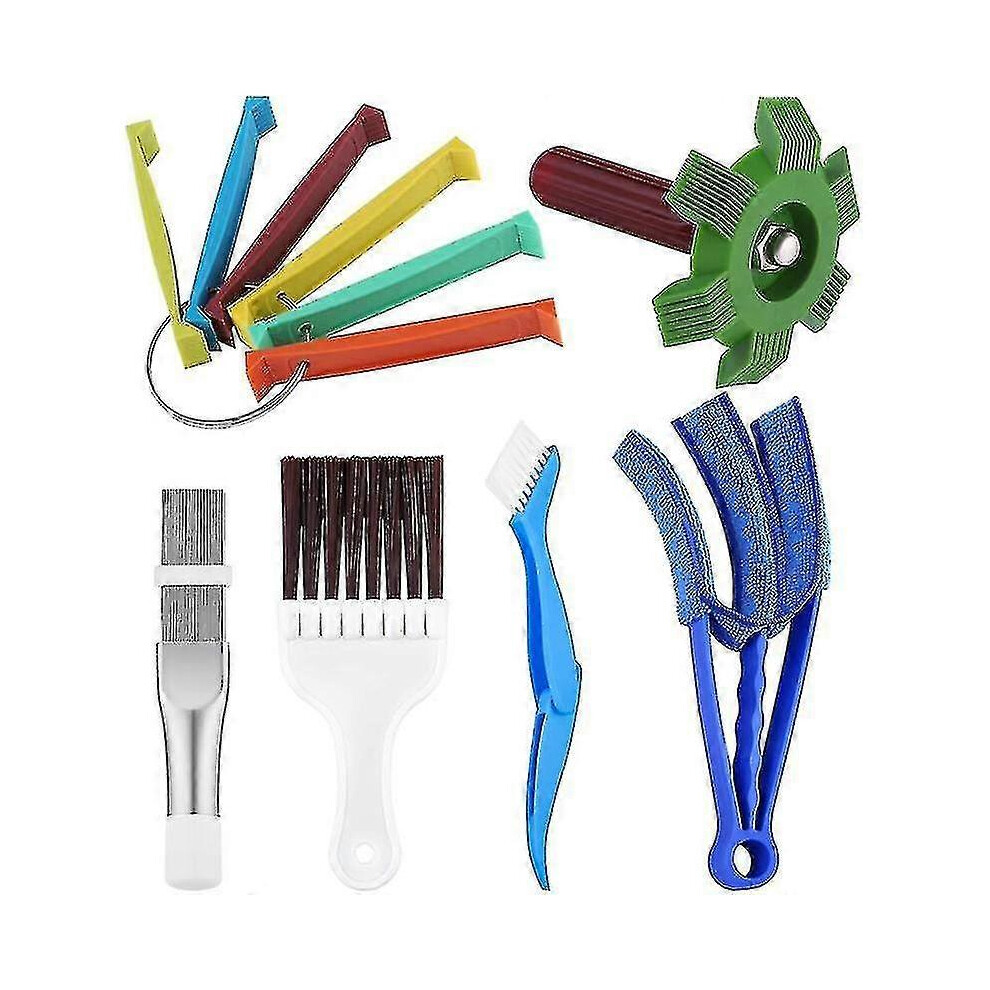 6pc Air Conditioner Fin Cleaner Set,fcr6 Fin Comb Condenser,air Outlet Cleaner Evaporator Radiator