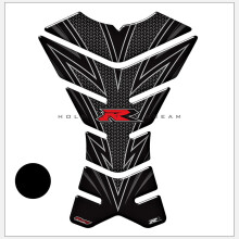 (Black) 3d Motorcycle Tank Pad Protector Sticker Case For Suzuki Gsxr 600 750 Gsxr1000 Gsr750 Gsr600 Gsx-s1000 - Refurbished