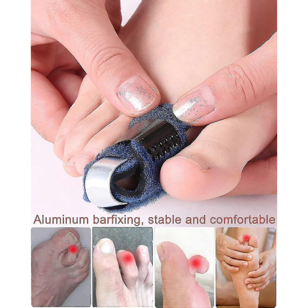 Left Toe Straightener, Breathable Hammer Toe Straightener Toe Splint Fracture Claw Toe Fixation Corrector Strap