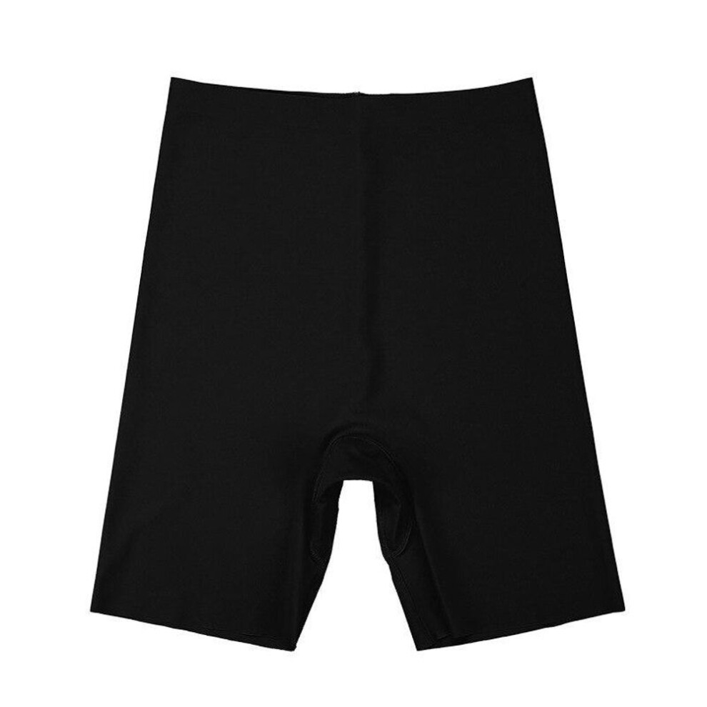 (black, M) Flarixa Seamless Underwear Women&apos;s Panties High Waist Tummy Hips Safety Pants Slim Shaping Underwear Ice Silk Boxer Briefs