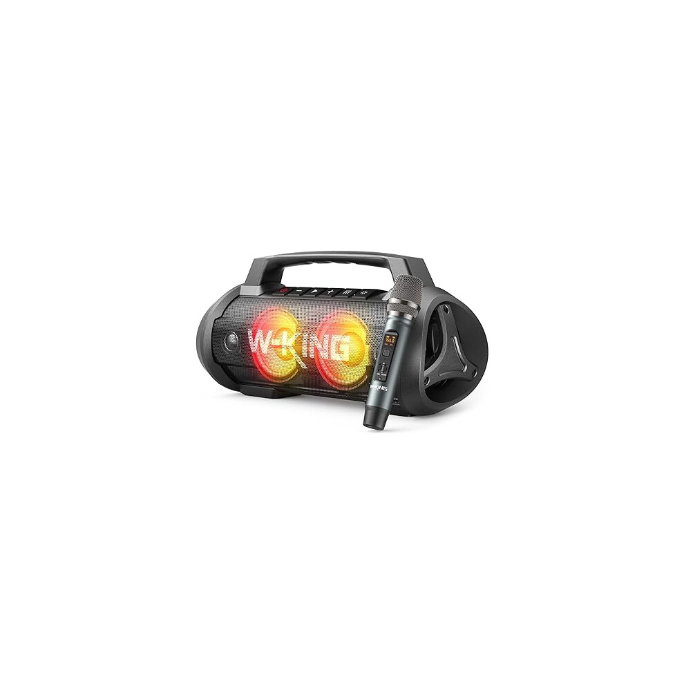 70W (120W Peak) Bluetooth Speaker With Microphone, W-King D10 Portable Speaker Loud Punchy Bass 1238765497851