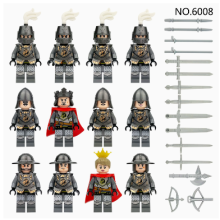 (A) Medieval Knight Soldier Military Minifigure Kid Toy