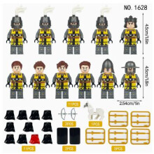 (G) Medieval Knight Soldier Military Minifigure Kid Toy