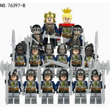 (H) Medieval Knight Soldier Military Minifigure Kid Toy