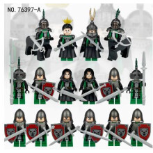 (A) Medieval Knight Soldier Military Minifigure Kid Toy