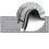 JVL Avanti Machine Washable Runner, 50x150cm - Grey 9