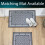 JVL Avanti Machine Washable Runner, 50x150cm - Grey 15