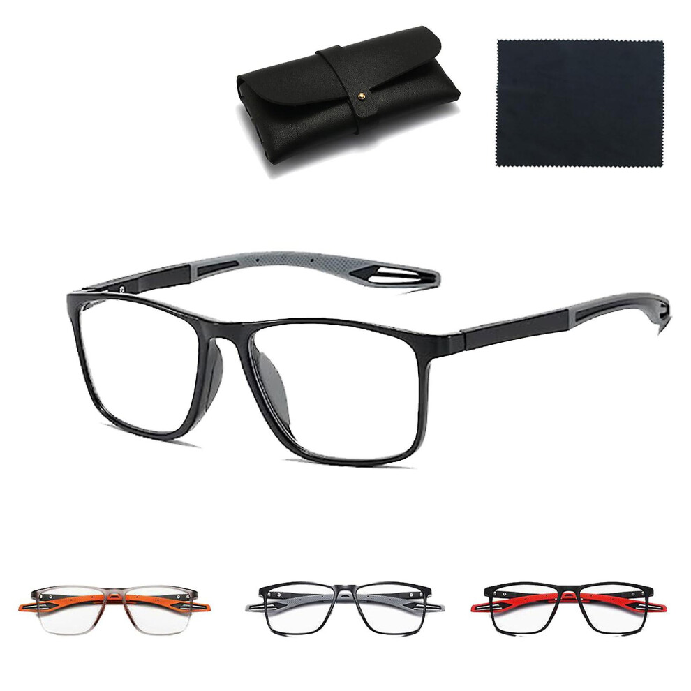 (Gray) Anti Blue Light Reading Glasses Blue Light Blocking Neutral Eyeglasses