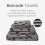 (Dark Steel, Bath Sheet) Barcode Stripe Pop Up Zero Twist Towels - 100% Cotton 6