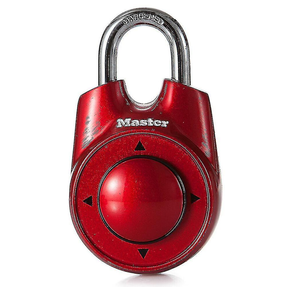 (Red) Master Lock Direction Lock Locker Gym Padlock Red