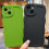 (Rose, For iPhone 11Pro Max) Solid Color Wave Lens Protection Phone Case For iP 3