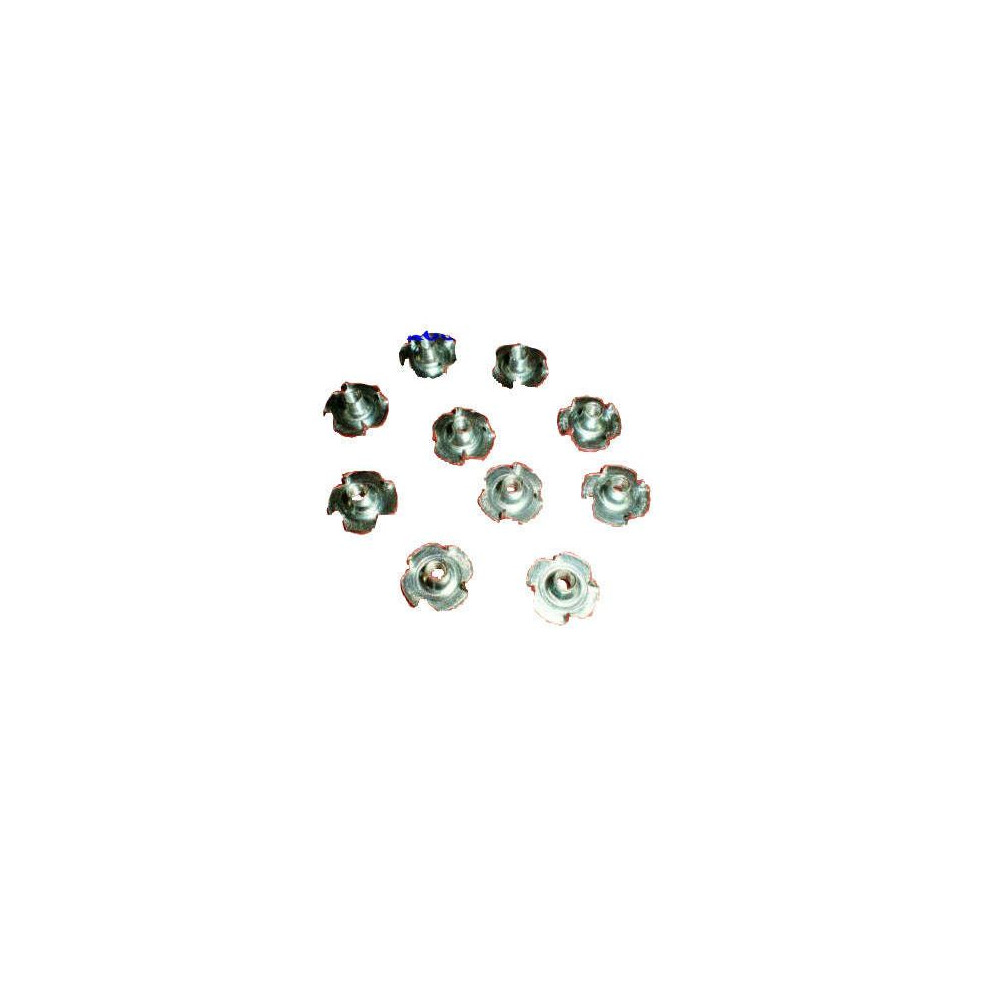 6 Mm Captive T Nuts / Blind Nuts M6 X 10 Pieces 3172924102423