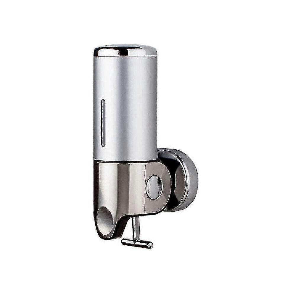 Stainless Steel One Hand Soap Dispenser Wall Mounted Manual Lever Soap Dispenser Hand Sanitizer Box